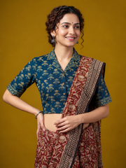 AJRAKH Hand Block Printed Blouse