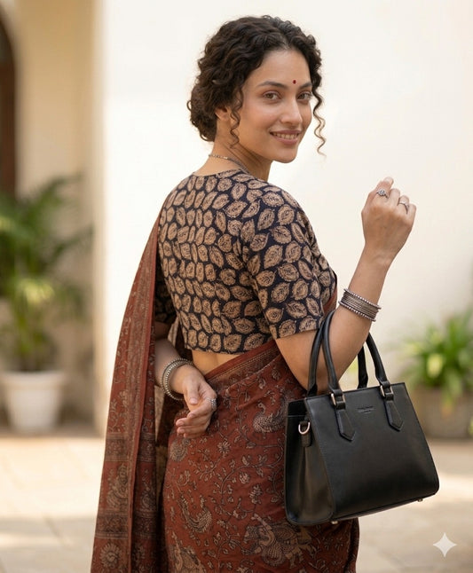 Kalamkari Angrakha Blouse