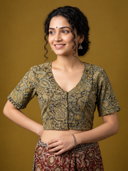 AJRAKH Hand Block Printed Blouse