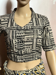 Kalamkari Hand Block Printed Blouse