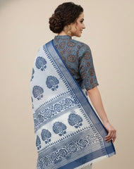 AJRAKH Hand Block Printed Cotton Blouse