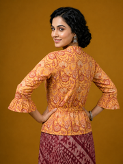 Hand Block Printed Koti Blouse