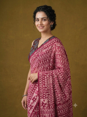 Ajrakh Hand Block Printed Jacket Blouse