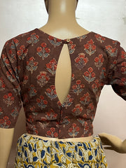 AJRAKH Hand Block Printed Blouse l