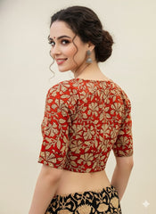 Kalamkari Angrakha Blouse