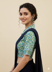 Kalamkri Collared Blouse