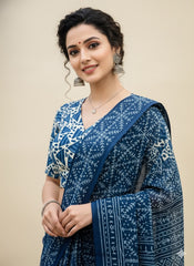 Indigo Padded Blouse