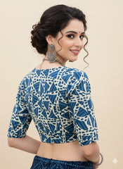 Indigo Padded Blouse