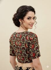 Kalamkari Angrakha Blouse
