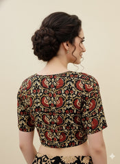 Kalamkari Angrakha Blouse