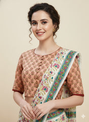 Basant Round Neck Blouse