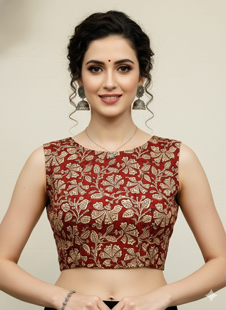 Hand Block Printed Blouse