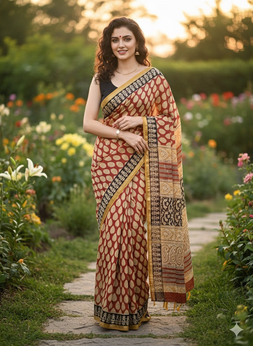 Chanderi Silk Saree