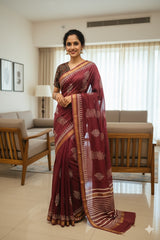 Maheshwari Silk Saree