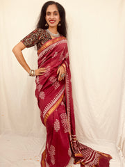 Maheshwari Silk Saree