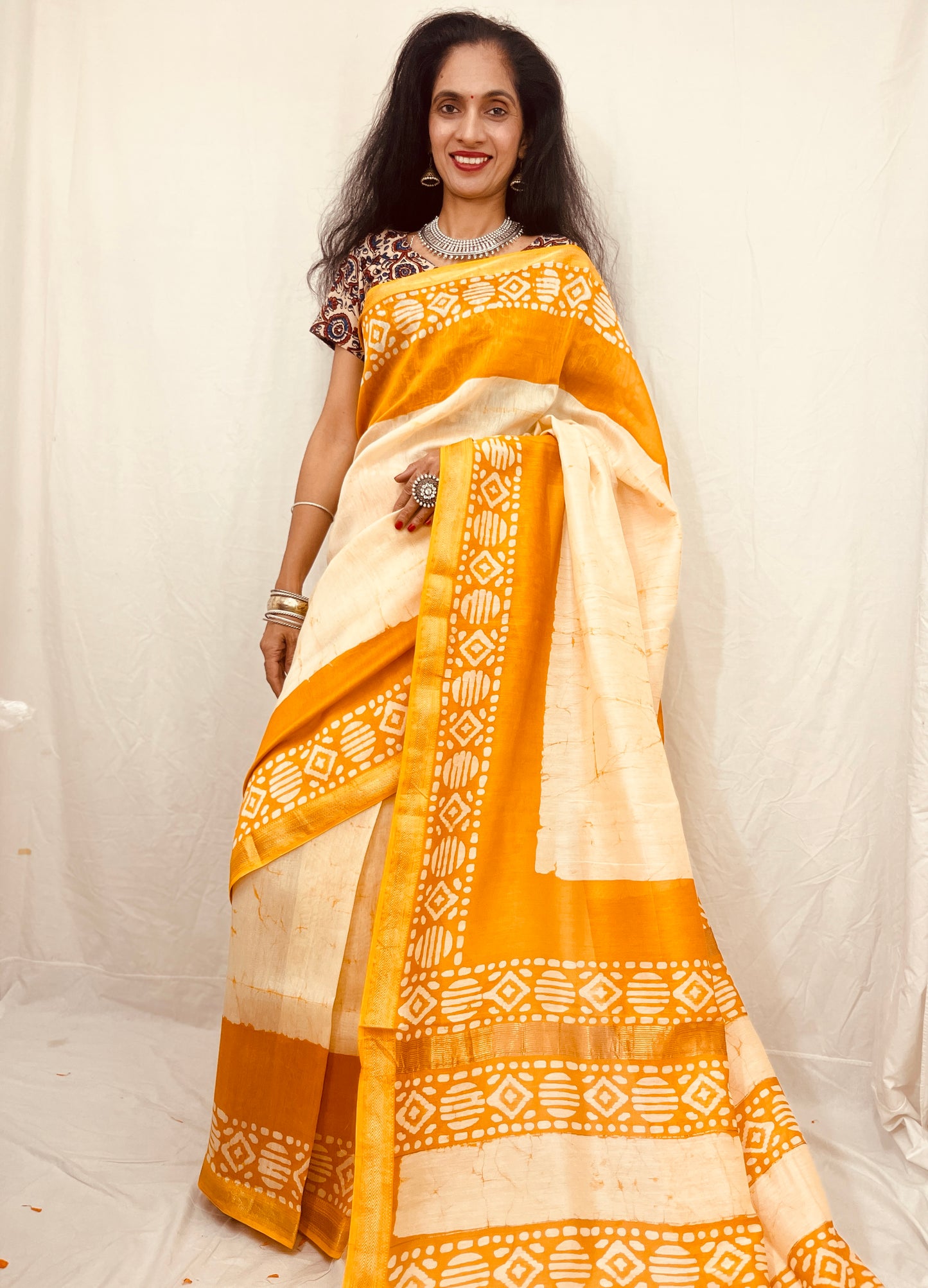 Maheshwari Silk Saree
