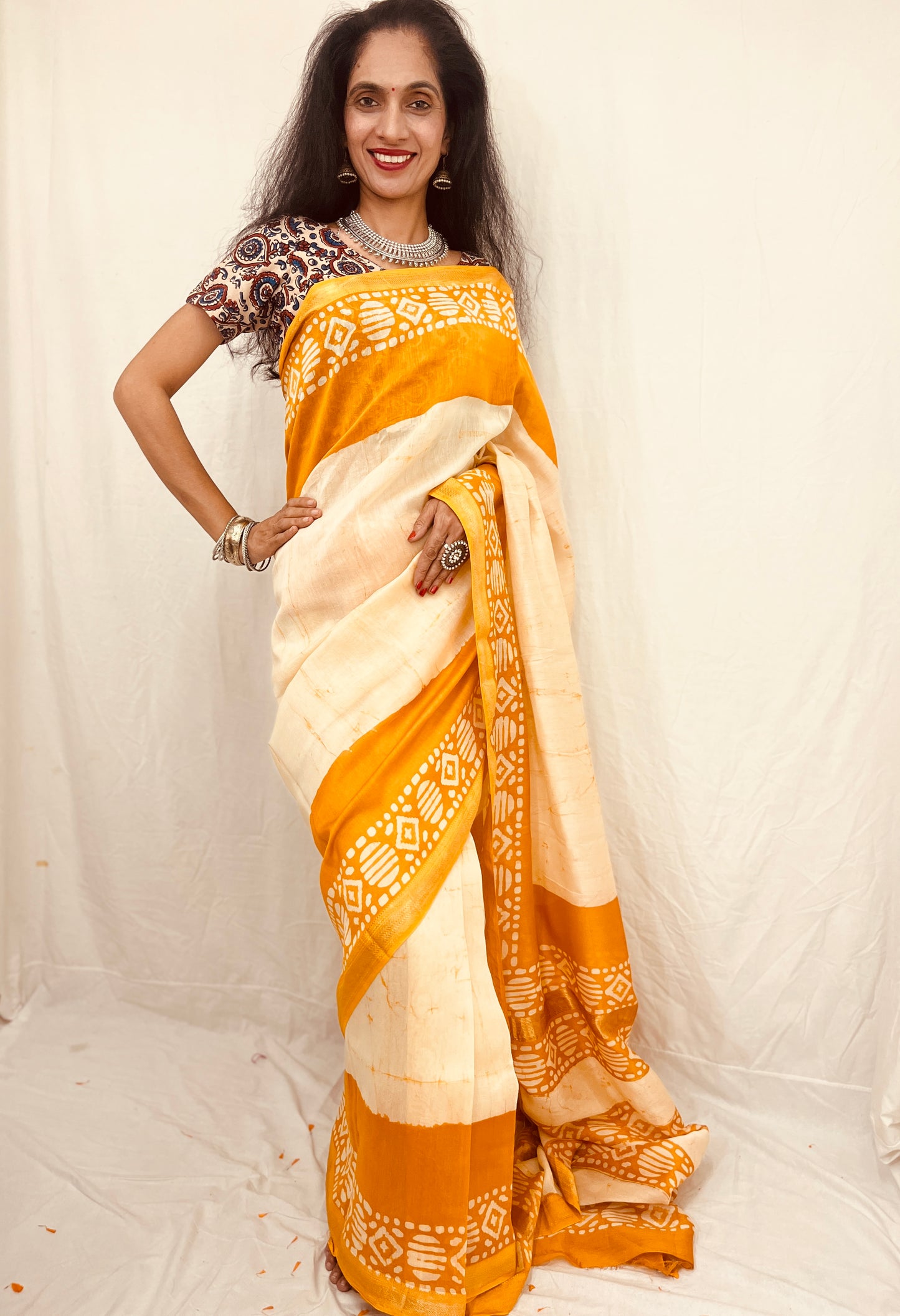Maheshwari Silk Saree