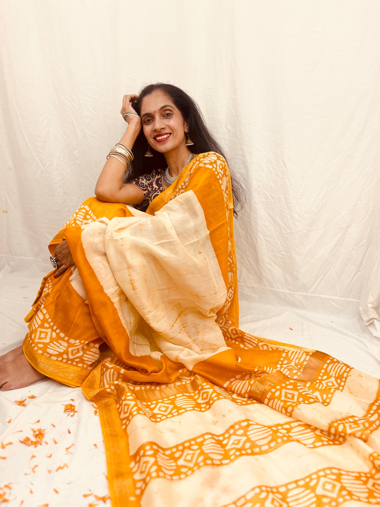 Maheshwari Silk Saree