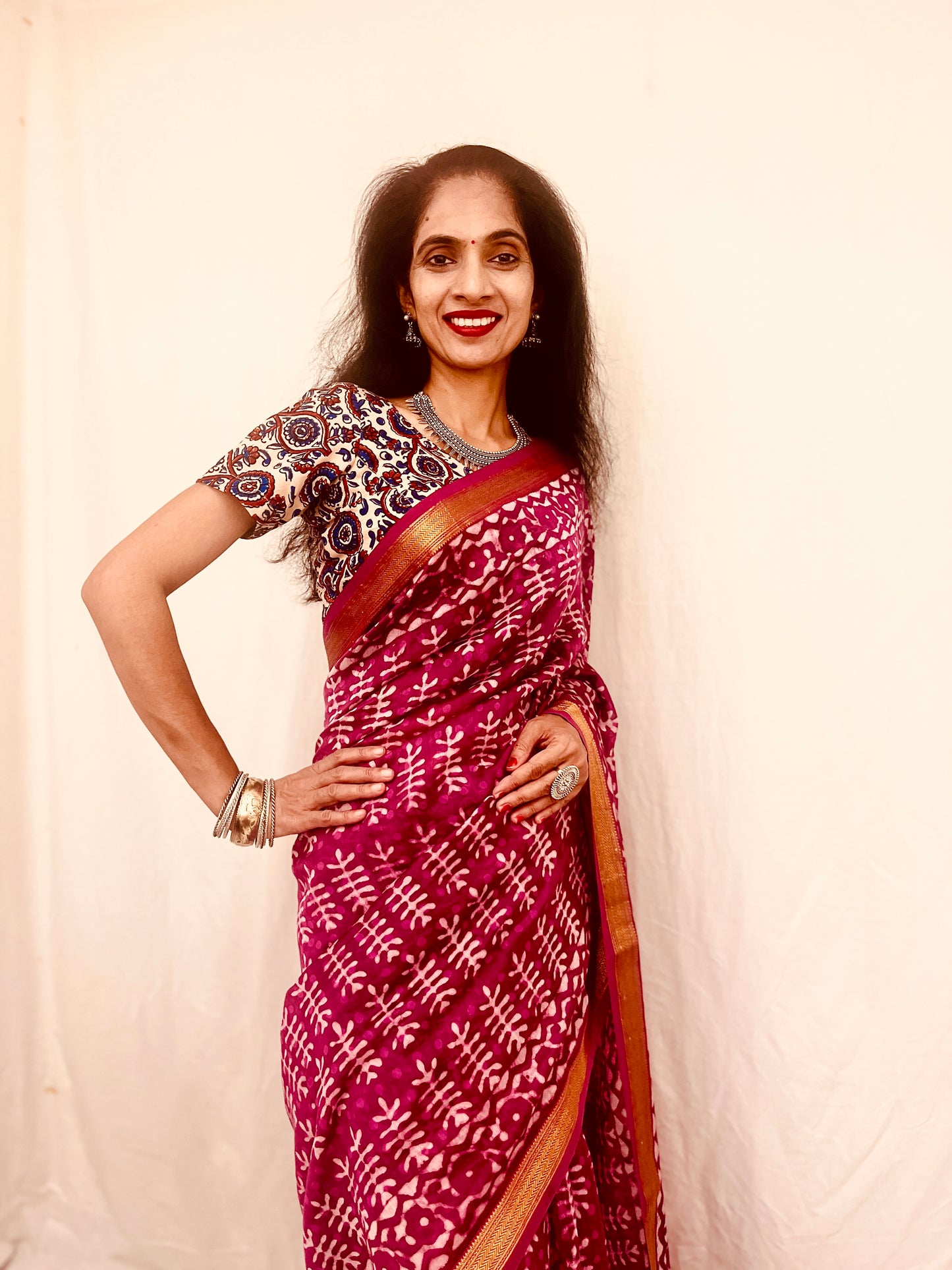 Maheshwari Silk Saree
