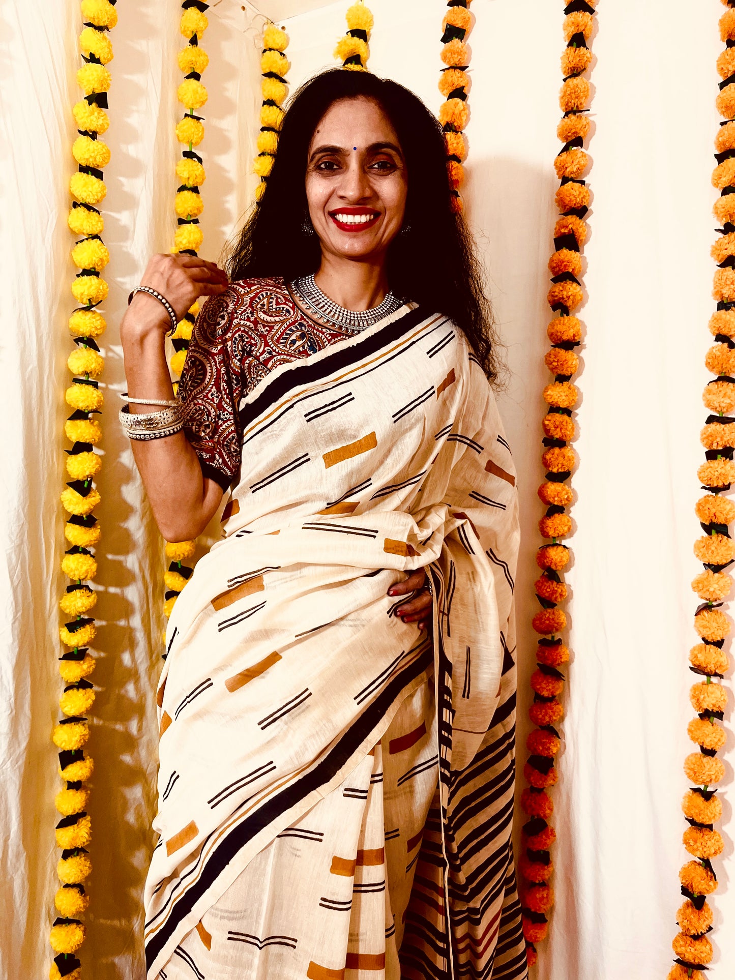 Chanderi Silk aree