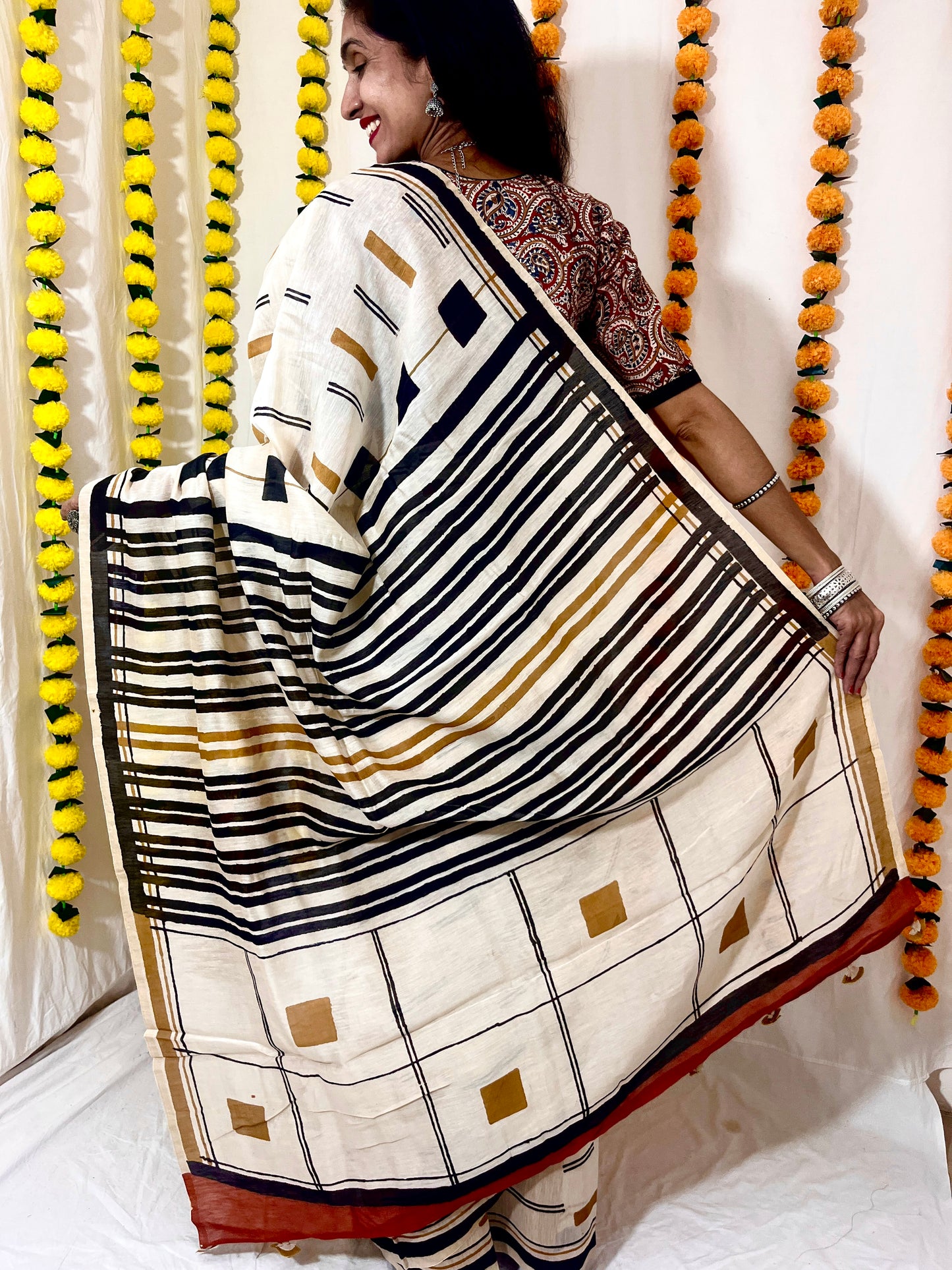 Chanderi Silk aree