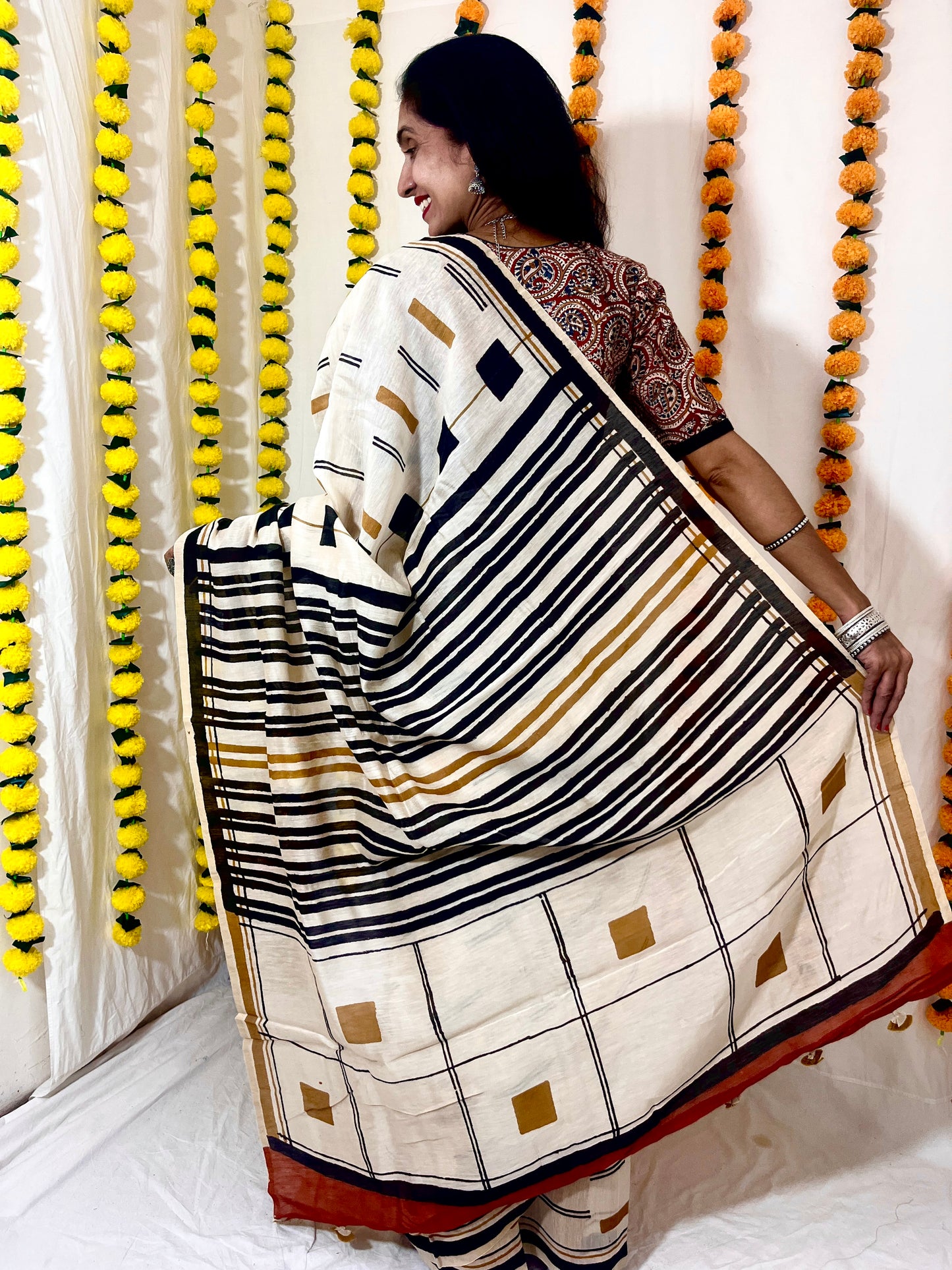 Chanderi Silk aree
