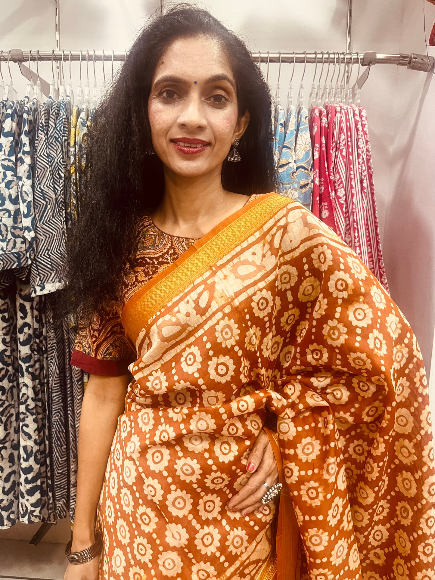 Maheshwari Silk Saree