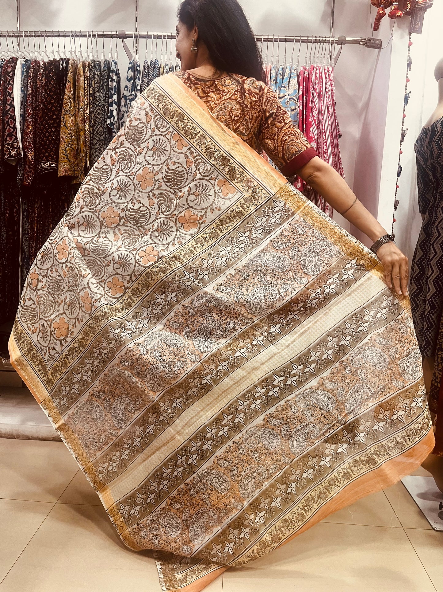 Maheshwari Silk Saree