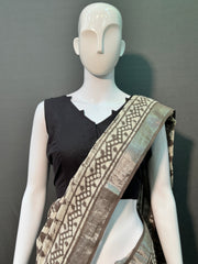 Kashish Printed Cotton Linen Saree