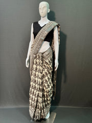 Kashish Printed Cotton Linen Saree