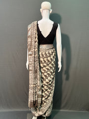 Kashish Printed Cotton Linen Saree