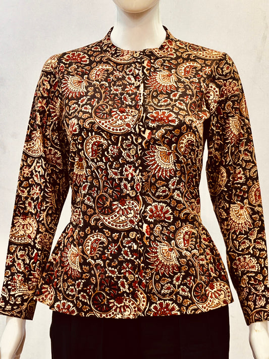 Kalamkari Hand Block Printed Top