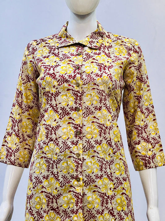 Sanganeri Printed Top