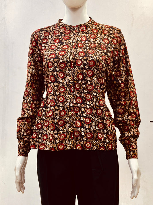 Kalamkari Hand Block Printed Top