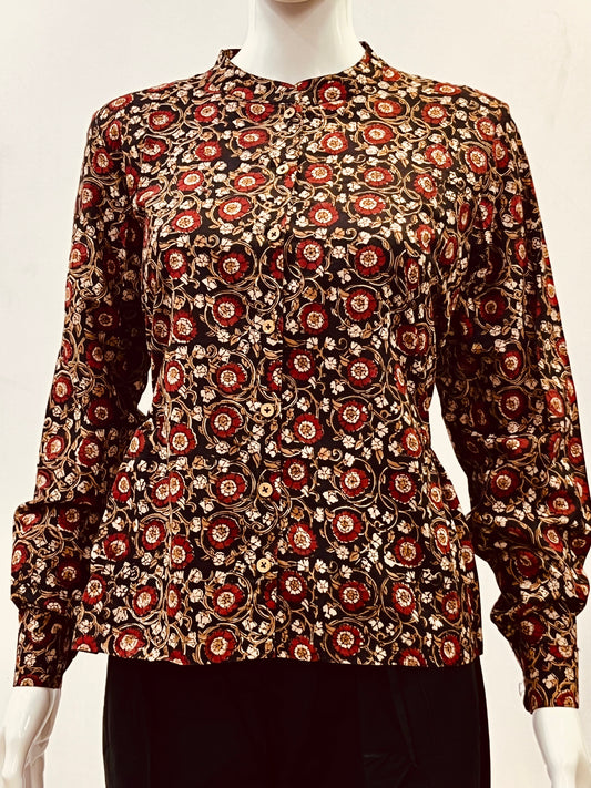 Kalamkari Hand Block Printed Top
