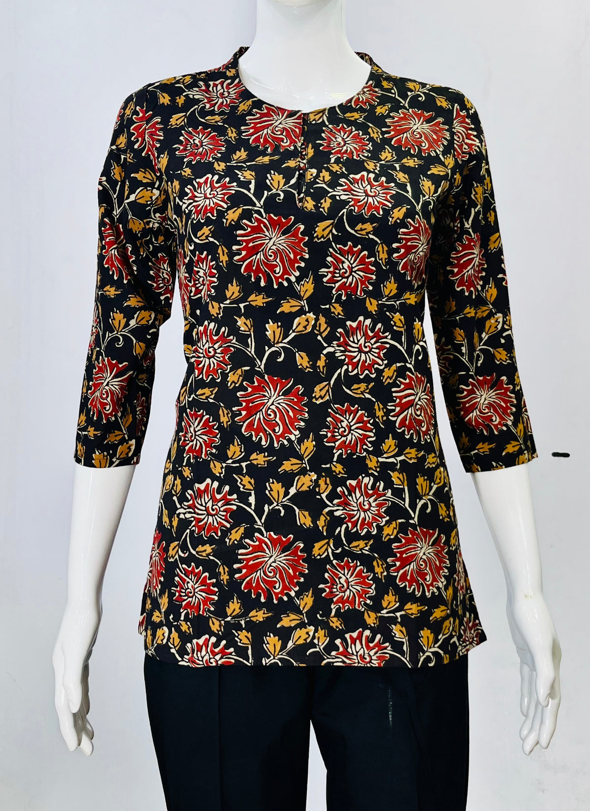 Kalamkari Hand Block Printed Top