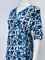 Indigo Dyed Hand Block Printed Top