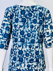 Indigo Dyed Hand Block Printed Top