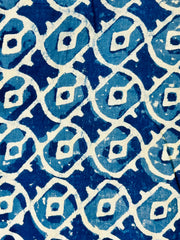 Indigo Dyed Hand Block Printed Top