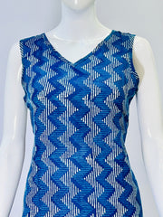 Indigo Dyed Hand Block Printed Top