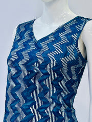 Indigo Dyed Hand Block Printed Top
