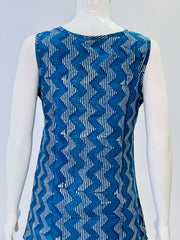 Indigo Dyed Hand Block Printed Top