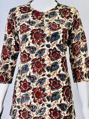 Kalamkari Hand Block Printed Top