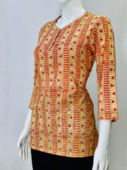 Kalamkari Hand Block Printed Top