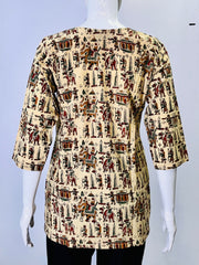 Kalamkari Hand Block Printed Top