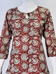 Kalamkari Hand Block Printed Top