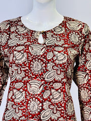 Kalamkari Hand Block Printed Top