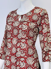 Kalamkari Hand Block Printed Top