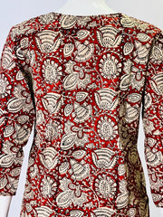 Kalamkari Hand Block Printed Top