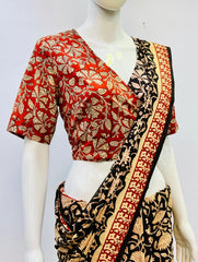 Kalamkari Angrakha Blouse